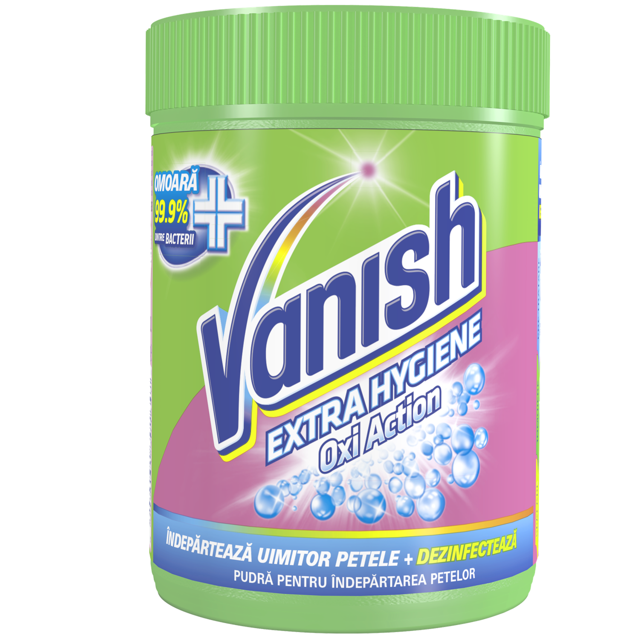 Vanish Extra Hygiene Pudră Eliminare bacterii Vanish RO